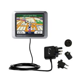 Gomadic International Wall / AC Charger for the Garmin Nuvi 270 - Brand w/ TipExchange Technology