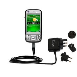 Gomadic International Wall / AC Charger for the HTC TILT - Brand w/ TipExchange Technology
