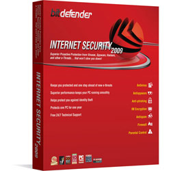 BitDefender Internet Security 2009 1Yr/1PC