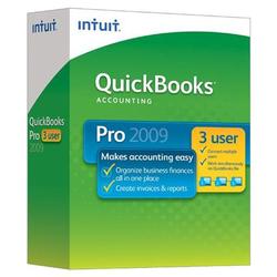 Intuit QuickBooks 2009 Pro - Complete Product - Standard - 3 User - Retail - PC