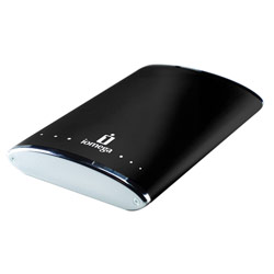 IOMEGA Iomega 250GB eGo USB 2.0 & FireWire 400 Portable Hard Drive - Jet Black (34402)