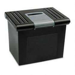 RubberMaid Jumbo ProFile™ Portable File Box, 13 3/8wx10 7/8dx11 1/8h, Graphite/Black