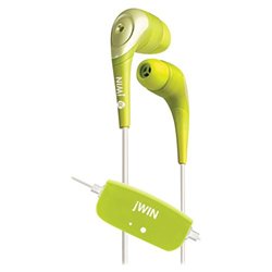 JWIN Jwin Jhe22grn In-ear Headphones With Volume Control (green)