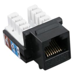 Eforcity Keystone Jack , CAT5E - Black