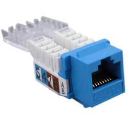 Eforcity Keystone Jack , CAT5E - Blue