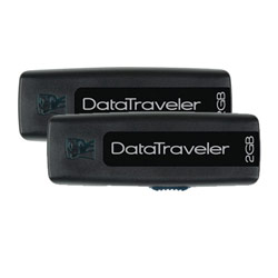 KINGSTON TECHNOLOGY BUY.COM FLASH Kingston 2GB DataTraveler 100 Flash Drive (2 Pack)