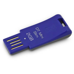 KINGSTON TECHNOLOGY FLASH Kingston 2GB DataTraveler Mini Blue