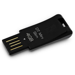 KINGSTON TECHNOLOGY FLASH Kingston 4GB DataTraveler Mini Black