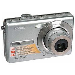 KODAK DIGITAL SCIENCE Kodak EasyShare M1063 10 Megapixel Digital Camera w/ 3x Optical Zoom, HD Picture Capture, Face Detection, & Blur Reduction - Silver