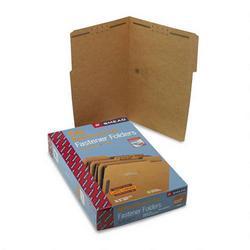 Smead Manufacturing Co. Kraft Folders with Two 2 Capacity Fasteners, Legal, 1/3 Cut Asstd, 50/Box
