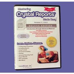 TeachUcomp, Inc. LEARN CRYSTAL REPORTS 11 (XI), 10 & 9 VIDEO TRAINING TUTORIAL E BOOK MANUAL GUIDE W/ PROFESSOR JOE