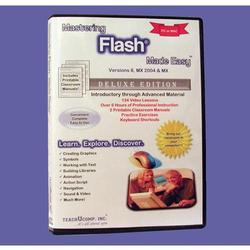 TeachUcomp, Inc. LEARN FLASH 8, MX 2004 & MX VIDEO TRAINING TUTORIAL E BOOK MANUAL GUIDE W/ PROFESSOR JOE