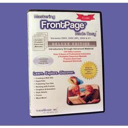 TeachUcomp, Inc. LEARN MICROSOFT FRONTPAGE 2003/XP VIDEO TRAINING TUTORIAL E BOOK MANUAL GUIDE W/ PROFESSOR JOE