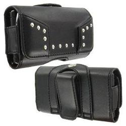 Wireless Emporium, Inc. LG Invision CB630 Studded Premium Horizontal Leather Pouch