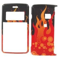 Wireless Emporium, Inc. LG enV2 VX9100 Orange Flames Snap-On Protector Case Faceplate