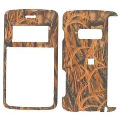 Wireless Emporium, Inc. LG enV2 VX9100 Rubberized Brown Grass Snap-On Protector Case Faceplate
