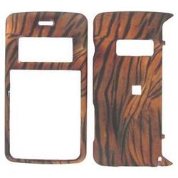 Wireless Emporium, Inc. LG enV2 VX9100 Rubberized Dark Tiger Skin Snap-On Protector Case Faceplate