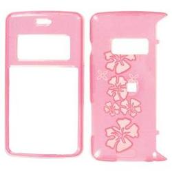Wireless Emporium, Inc. LG enV2 VX9100 Trans. Pink Hawaii Snap-On Protector Case Faceplate