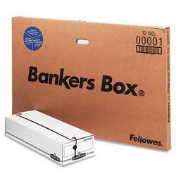 Fellowes LIBERTY® Storage Box, Check/Microfilm Size, 8 1/4x4 1/4x23 1/4, White, 12/Ct