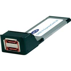 LACIE LaCie 2 Port eSATA II ExpressCard - 2 x 7-pin Serial ATA/300 External SATA