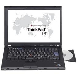 LENOVO, INC. Lenovo ThinkPad T61 Notebook - Intel Core 2 Duo T7100 1.8GHz - 14.1 WXGA - 1GB DDR2 SDRAM - 80GB HDD - Combo Drive (CD-RW/DVD-ROM) - Gigabit Ethernet, Wi-Fi, B (766111U)