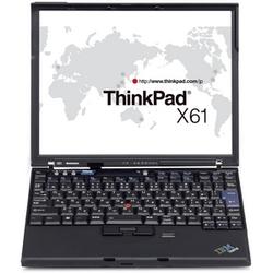 LENOVO, INC. Lenovo ThinkPad X61 Notebook - Intel Centrino Pro Core 2 Duo T7250 2GHz - 12.1 XGA - 2GB DDR2 SDRAM - 160GB HDD - Gigabit Ethernet, Wi-Fi, Bluetooth - Windows