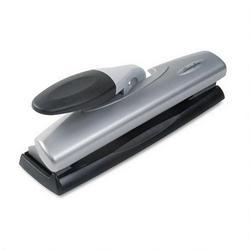 Swingline/Acco Brands Inc. Light Touch™ Desktop 20 Sheet 2 3 Hole Punch, 9/32 Diameter Hole, Black/Silver