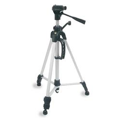 Accessory Power Light & Sturdy Aluminum Digital Photo & Video Tripod ***Includes Convenient Carrying Bag