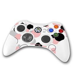 WraptorSkinz Lots Of Dots Pink on White Skin by TM fits XBOX 360 Wireless Controller (CONTROLLER NOT