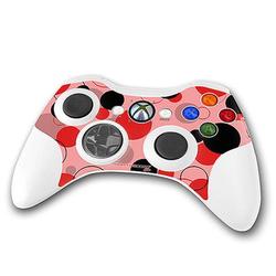 WraptorSkinz Lots Of Dots Red on Pink Skin by TM fits XBOX 360 Wireless Controller (CONTROLLER NOT I