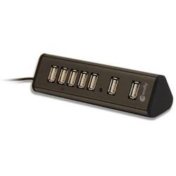 macally Macally 7 Port USB 2.0 Hub - 7 x USB 2.0 - USB, 1 x - DC Power Input - External