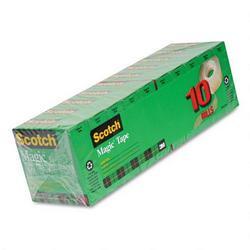 3M Magic™ Tape Multipack, 10 Rolls of 3/4 x 1000 Tape/Pack