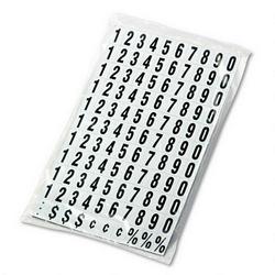 Quartet Manufacturing. Co. Magnetic Numbers for Magnetic Boards, 3/4 h, Black on White, 110/Set