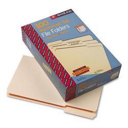 Smead Manufacturing Co. Manila File Folders, Double Ply Top, 1/3 Cut/Assorted, Legal, 100/Box