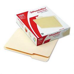 Esselte Pendaflex Corp. Manila File Folders, Recycled, Top Tab, 1/3 Cut, 1st Position, Letter, 100/Box