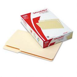 Esselte Pendaflex Corp. Manila File Folders, Recycled, Top Tab, 1/3 Cut, Assorted, Legal, 100/Box
