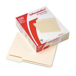 Esselte Pendaflex Corp. Manila File Folders, Recycled, Top Tab, 1/3 Cut, Assorted, Letter, 100/Box