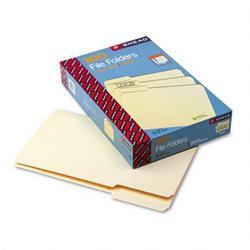 Smead Manufacturing Co. Manila File Folders, Single Ply Top, 1/3 Cut, 1st Position, Legal, 100/Box