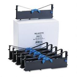 NU-KOTE Matrix Nylon Compatible Ribbon for IBM Cash Registers/POS, 6/Box