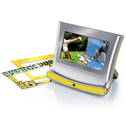 Memorex NDF6052 Digital Photo Frame with SpongeBob and Character Overlays - Photo Viewer - 7 TFT LCD