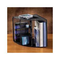 Rolodex Corporation Mesh Corner Desktop Shelf, 20w x 14d x 13h, Black