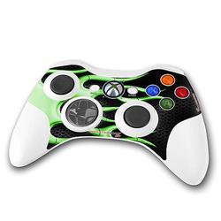 WraptorSkinz Metal Flames Green Skin by TM fits XBOX 360 Wireless Controller (CONTROLLER NOT INCLUDE