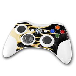 WraptorSkinz Metal Flames Yellow Skin by TM fits XBOX 360 Wireless Controller (CONTROLLER NOT INCLUD
