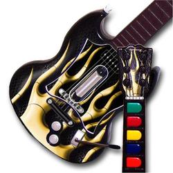 WraptorSkinz Metal Flames Yellow TM Skin fits All PS2 SG Guitars Controllers (GUITAR NOT INCLUDED)s