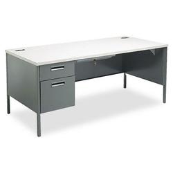 HON Metro Classic Series Left Pedestal Desk (HONP3266LG2S)