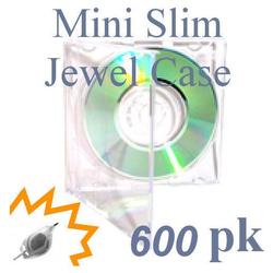 Bastens Mini Slim Jewel CD / DVD Case Clear no tray