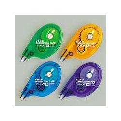 American Tombow Inc. Mono® Correction Tape, 1 Line, Retro Color Dispensers, 1/6 x394 , White, 6/Box