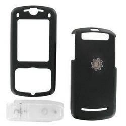 Wireless Emporium, Inc. Motorola Z9 Black Snap-On Rubberized Protector Case w/Clip