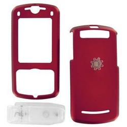 Wireless Emporium, Inc. Motorola Z9 Red Snap-On Rubberized Protector Case w/Clip