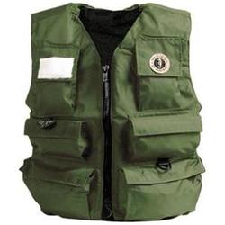 MUSTANG SURVIVAL Mustang Mnual Inflatable Fisherman'S Vest Xl Olive